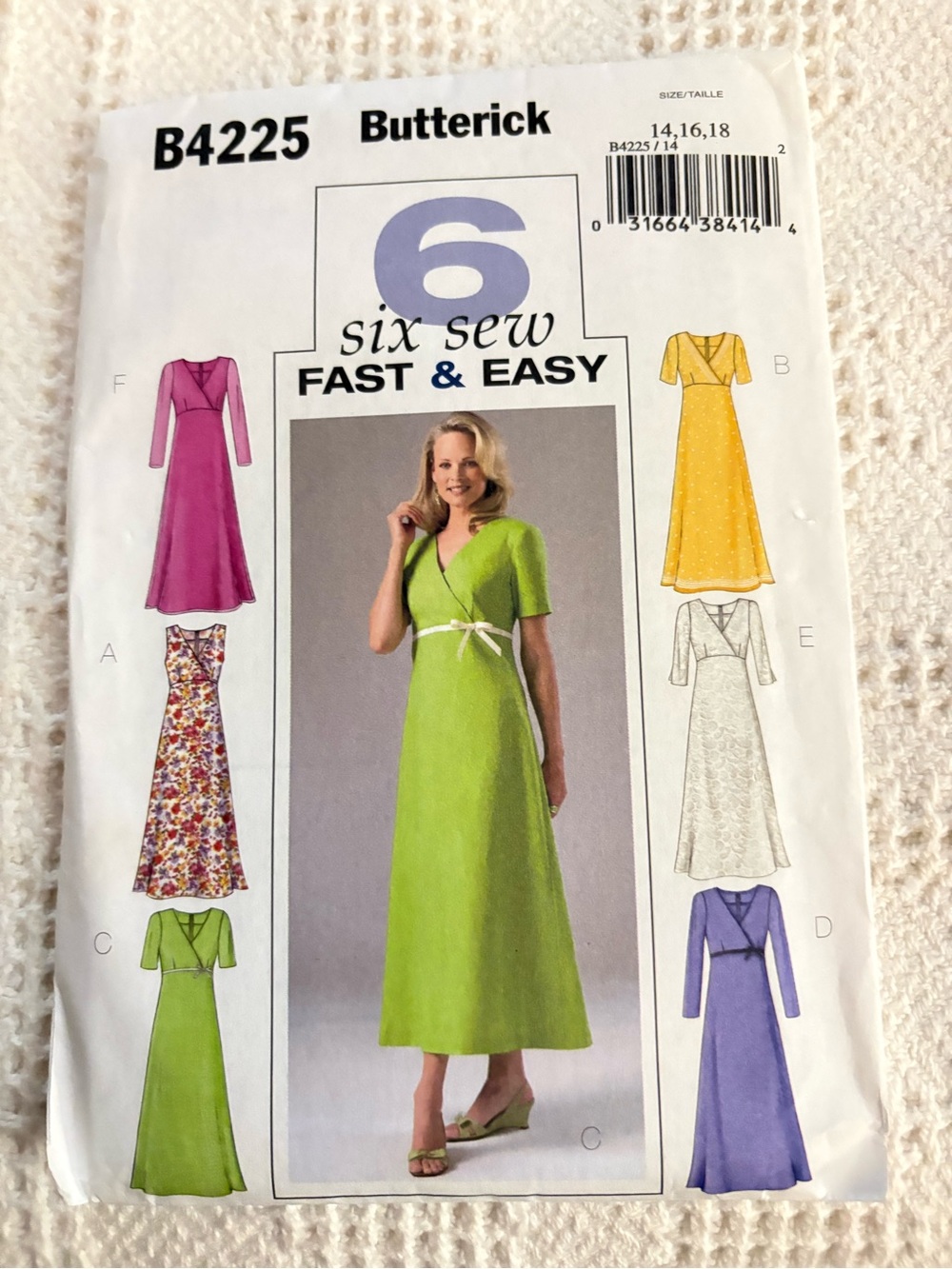 Butterick Pattern B4225 for Misses’ Dresses
